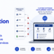 Promotional banner showing a laptop with custom software features for integration services by Infognana Solutions.